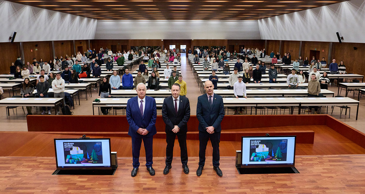 Entregadas 528 becas de Caja Rural de Navarra al alumnado de la UPNA que participa en programas de movilidad internacional