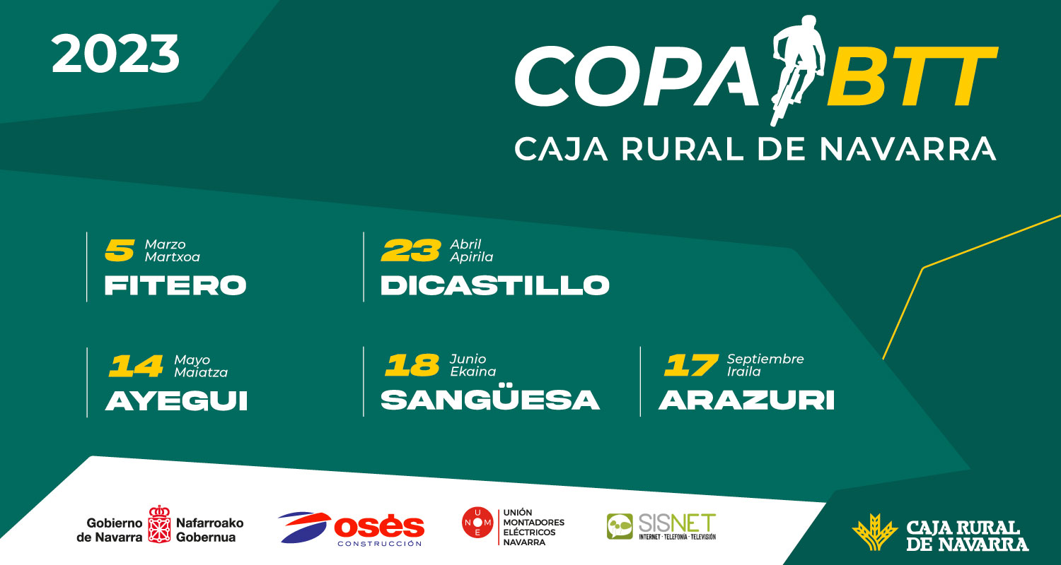 Abiertas las inscripciones para la Copa BTT Caja Rural de Navarra